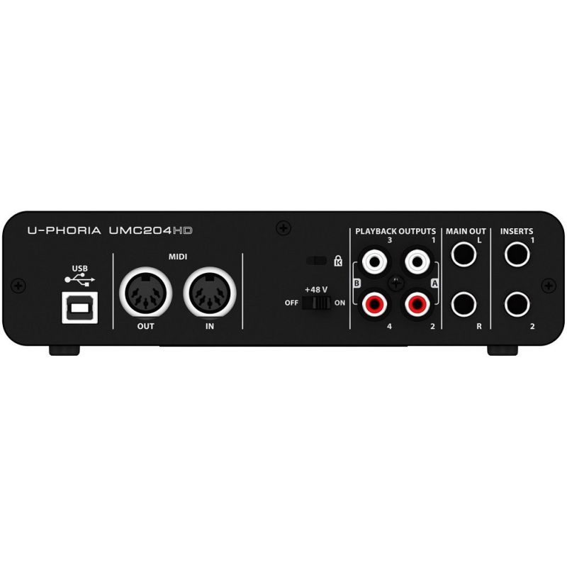 Звуковая карта behringer umc204hd настройка